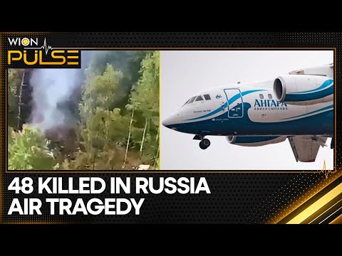 Russia Plane Crash: AN-24 Aircraft Crashes Near China Border | WION Pulse
