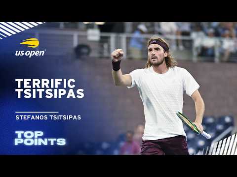 Stefanos Tsitsipas' Top Points of the Tournament | 2026 US Open