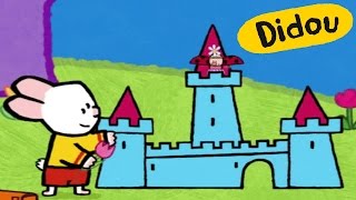 Château - Didou, dessine-moi un château | Dessins animés pour les enfants , plus  ici 