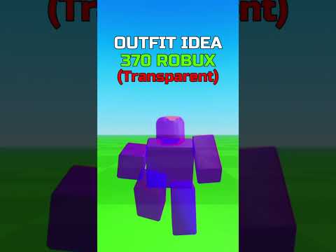 Making Roblox Glitched Transparent Outfit Idea 👻