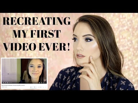 RECCREATING MY FIRST VIDEO EVER - BLUE EYE MAKEUP TUTORIAL! | Blair Fowler - UC48DOiEvCDu3sThBijwkQ1A