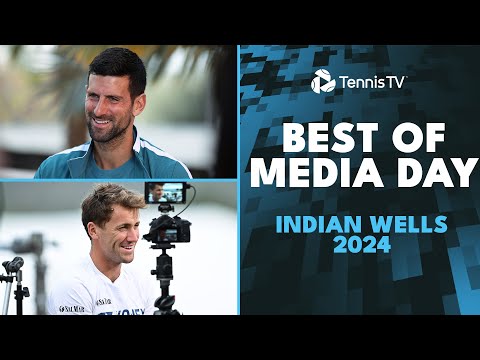 Djokovic On LA 2028, Alcaraz Talks Recovery & More! 🗣 | Best Of Indian Wells 2024 Media Day