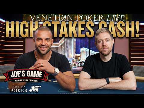 New Video from PokerGO: HIGH-STAKES $25/$50 Cash Game with Andrew Neeme and Joe B!