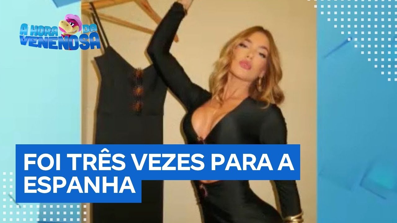 Vini Jr na área Virginia Fonseca viaja três vezes em um mês para Madri na Espanha