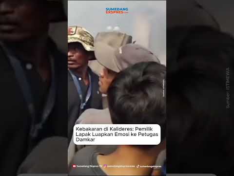 Pemilik Lapak Luapkan Emosi ke Petugas Damkar #kebakaran