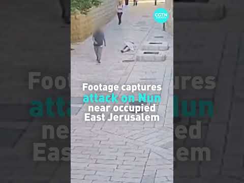 Footage captures attack on nun near occupied East Jerusalem