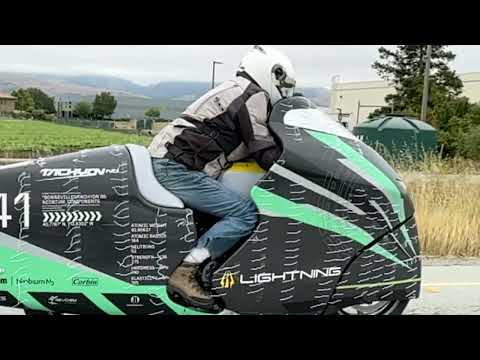 Aerodynamic Testing by Lightning Motorcycles