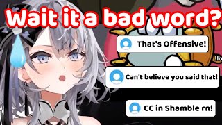 Zeta is surprised and worried after saying the C word (Hololive)