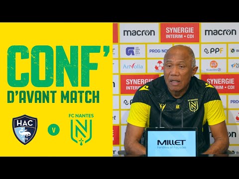 Antoine Kombouaré avant Le Havre AC - FC Nantes