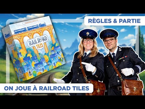 ON JOUE À RAILROAD TILES ! Règles + Partie + Avis | Jeu de Société Iello