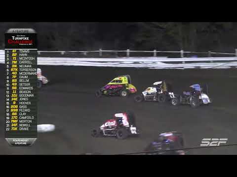 3.28.24 POWRi National &amp; West Midget League Highlights from Creek County Speedway - dirt track racing video image