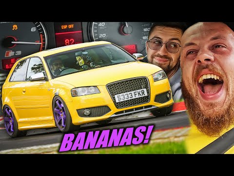 Going BANANAS in Audi S3 on the Nürburgring!