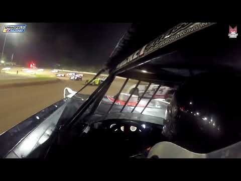 #13 Shawn Whitman - Cash Money Late Model - 5-11-2024 Springfield Raceway - In Car Camera - dirt track racing video image
