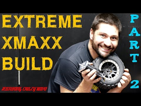 EXTREME TRAXXAS XMAXX BUILD - PART 2 - Suspension Parts & Motor Installation - UC1JRbSw-V1TgKF6JPovFfpA
