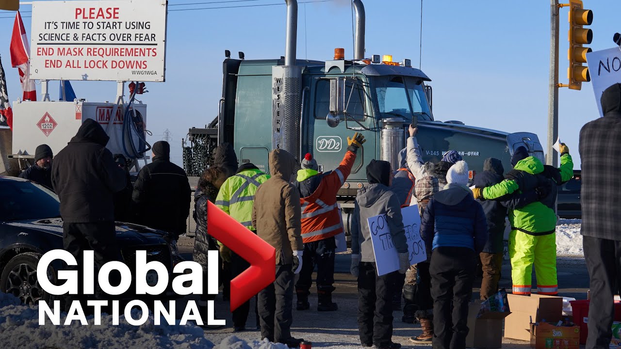 Global National: Jan. 26, 2022 | Supply chain misinformation follows Ottawa-bound “Freedom Convoy”