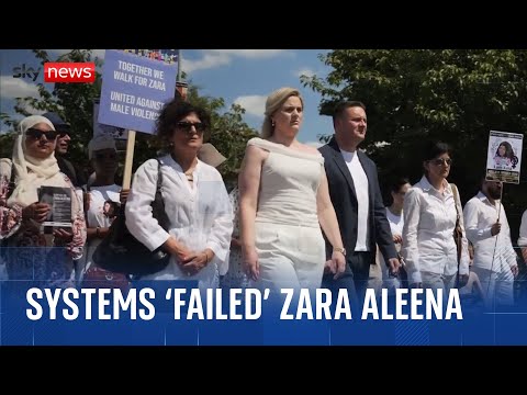 Mourners hold vigil to mark three years since murder of Zara Aleena