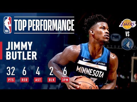 Jimmy Butler Pours In 32 Points In A Clutch Performance Against The Lakers | October 29, 2018