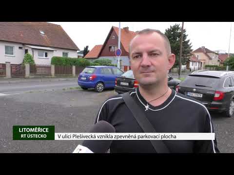 V ulici Plešivecká vznikla zpevněná parkovací plocha