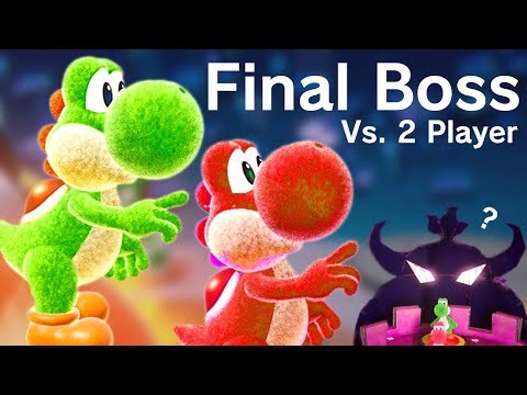 Yoshi's Crafted World - Final Boss + Ending (2 Player Co-Op) - UCsJjXWCFZcDn-IAghR--S_A