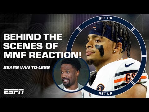 IMMEDIATE REACTIONS to Chicago Bears' TD-less win over Vikings  ️ BEHIND THE SCENES | Get Up video clip