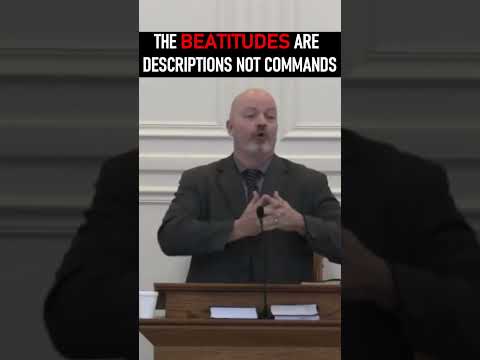 The Beatitudes Are Descriptions Not Commands - Pastor Patrick Hines Sermon #shorts #christianshorts