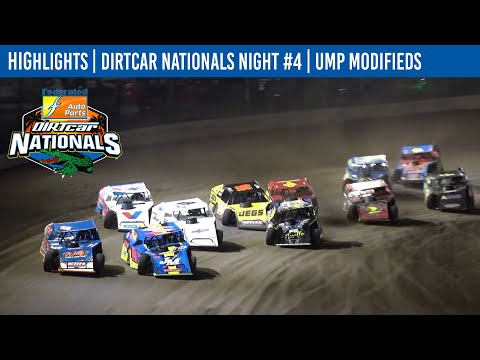 DIRTcar UMP Modifieds | DIRTcar Nationals | Volusia Speedway Park | February 8, 2024 | HIGHLIGHTS - dirt track racing video image