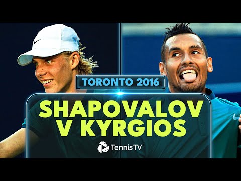 When 17-Year-Old Denis Shapovalov SHOCKED Nick Kyrgios 🤯 | Toronto 2016 Extended Highlights