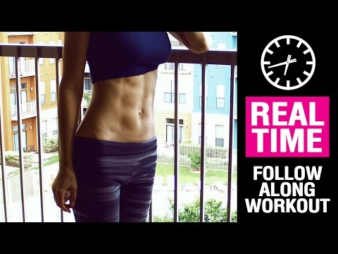 Set your abs on fire!! 6-pack abs workout for women - REAL TIME - UC-r9a_5nAJyex30RYNPACGA