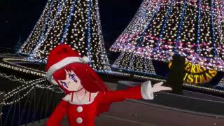 私がクリスマス衣装で「好き！雪！本気マジック 」を踊りました【MMD】