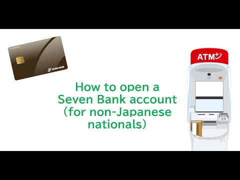 Operation guide for opening a Seven Bank account account through ATM (for foreign nationals)