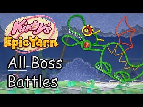 Kirby's Epic Yarn All Bosses - UCF1EGrZiEfEP7bsa3AFJrJA