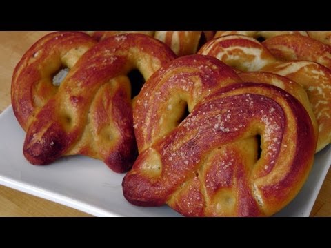 Homemade Soft Pretzels - Recipe by Laura Vitale - Laura in the Kitchen Episode 207 - UCNbngWUqL2eqRw12yAwcICg