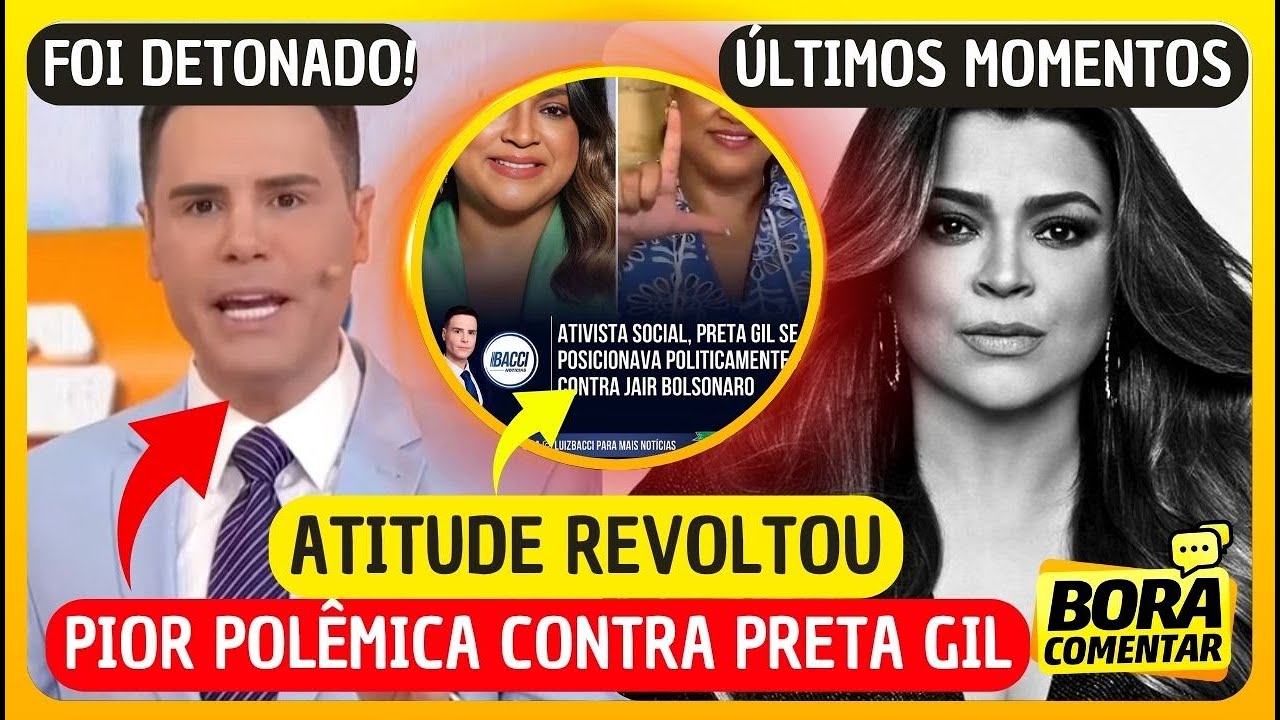 🚨Bacci causa indignação após polêmica contra Preta Gil Dieckmann revela últimos momentos