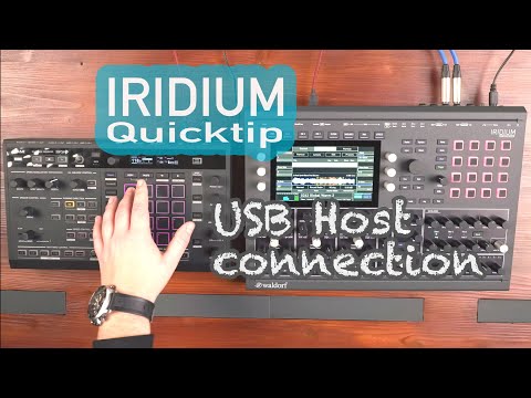 Waldorf Iridium Quicktip - MIDI over USB Host