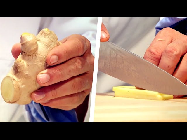 How to Cut Ginger Like a Pro