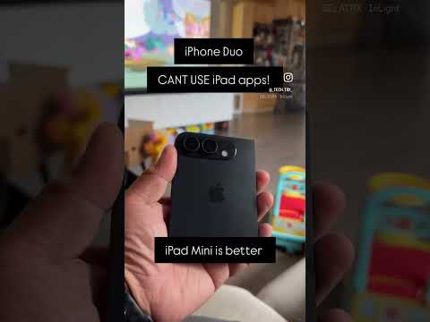 Ipad mini is <strong>better</strong> <strong>than</strong> iphone duo #iphoneduo