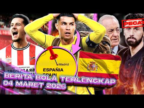 ARAB MENCEKAM! RONALDO Kabur Ke MADRID 😰 PEREZ Segera PECAT ARBELOA? 😱 HUBNER Menuju PSV 🤔
