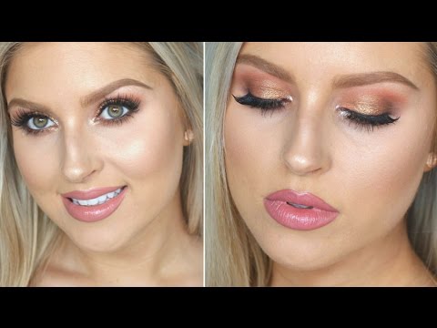 GRWM Sexy Bombshell Bronze Eyes ♡ With Glowy, Flawless Skin! - UCMpOz2KEfkSdd5JeIJh_fxw