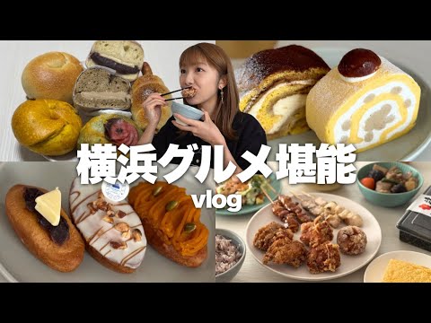 このロールケーキ美味しすぎる…！激うまからあげも見つけた横浜グルメを堪能する日々【vlog】