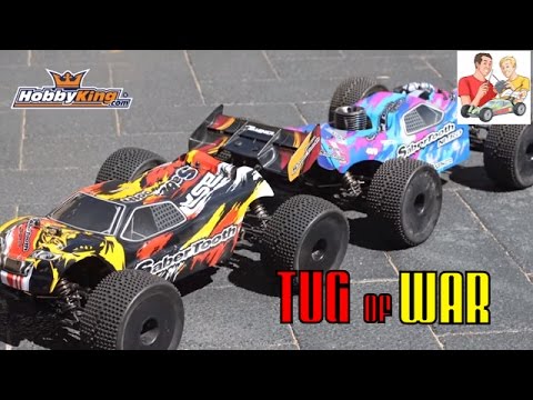 TUG OF WAR Nitro vs Lipo with Sabertooth RC's from HobbyKing - UCFORGItDtqazH7OcBhZdhyg