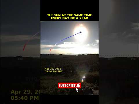 The Sun at The Same time Every Day of A year. #cosmiccycles #solarwind #science #universe