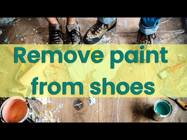 How to Remove Paint from Tennis Shoes