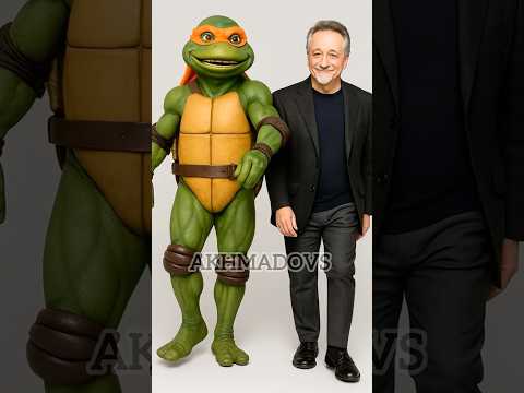 1990 Teenage Mutant Ninja Turtles | Then & Now | TMNT Tribute | Cast #ai #aiart #trend #aivideo #fyp