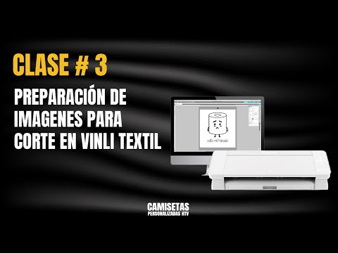 Como preparar diseños para corte en vinil textil - Clase #3
