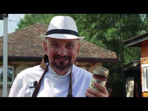 Летний корейский обед.  Гальби и кукси.