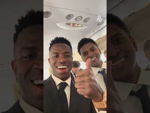 🤳 Vini Jr. ✖️ Rodrygo: “Hola #Madridistas! We’re on the plane. We’ll see you in Doha. Hala Madrid!”