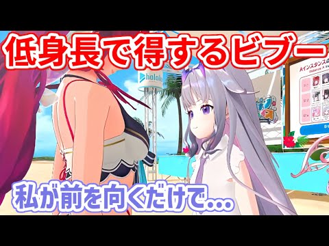 IRySの「大きな山」を見るのに丁度いい身長のビブーさん【ホロライブ切り抜き/古石ビジュー/IRyS】