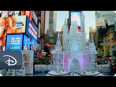 Three-Story Disney Ice Castle Appears in Times Square | Disney Parks - UC1xwwLwm6WSMbUn_Tp597hQ