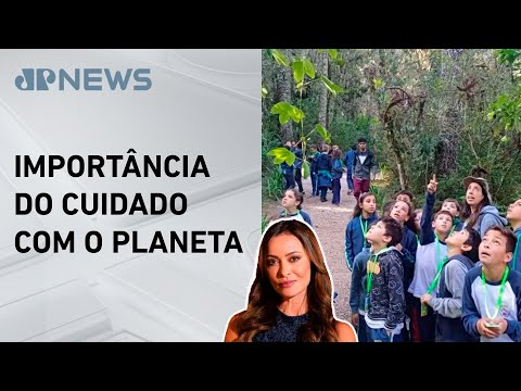 Crianças aprendem na escola sobre sustentabilidade; Patrícia Costa comenta