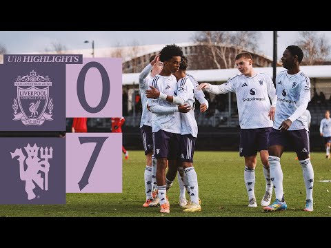 United Youngsters Hit SEVEN! ☄️👏 | Liverpool U18s 0-7 Man Utd U18s